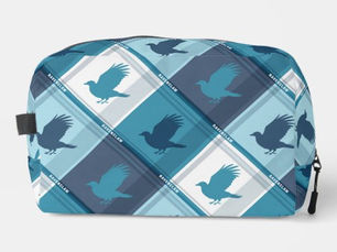 Big Deals! RAVENCLAW™ Tartan Plaid Pattern Dopp Kit