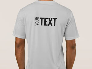 Best Deals! Mens Back Side Print Template Modern Sport T-Shirt