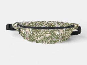 Hot Review! william morris windrush floral flowers classic fanny pack