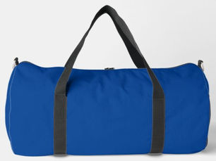 Review Simple Deep Blue Large Duffel Bag Printed D.Bags