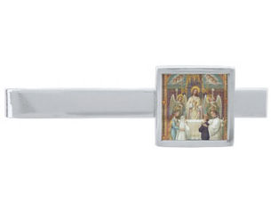 Best Price! Halt in Awe First Communion Silver Finish Tie Bar