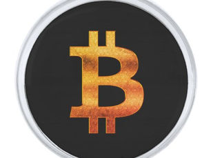 Review Black Bitcoin Retro Lapel Pin