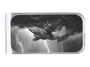 Best Price! Hercules C-130 Silver Finish Money Clip