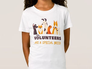 Best Deals! Volunteers Are a Special Breed Dog Rescue Shelter T-Shirt