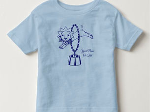 Best Deals! Beautiful Navy Blue Circus Lion Toddler T-shirt