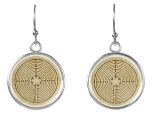 Hot Review! Chartres Labyrinth antique style 1 + your ideas Earrings