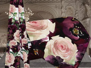 Review Sparkling Blush Bordeaux Desdemona Roses Wedding Neck Tie