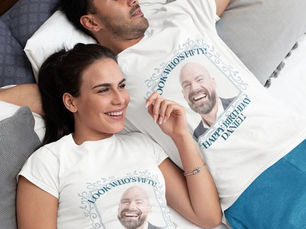 Big Deals! Custom Photo Text | Create Your Own 50th Birthday T-Shirt