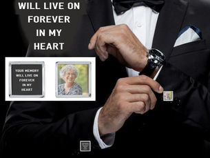 Hot Deals! Custom Photo Memorial Groom Cufflinks
