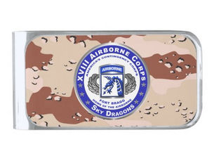 Hot Review! XVIII Airborne Corps Desert Storm Veteran Silver Finish Money Clip