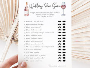 Best Deals! Watercolor Wine Wedding Shoe Bridal Shower Game