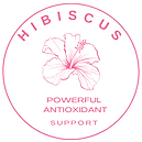 Hibiscus provides powerful antioxidants to the body, reducing cellular damage