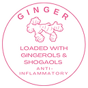 Organic ginger is loaded with anti-inflammatory properties for a healthy stomach and digestive system