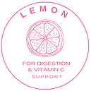 Lemon helps with digestion issues and auto-immune support with Vitamin C
