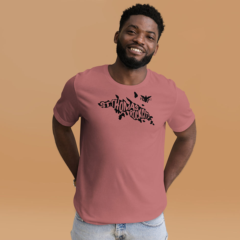 Thumbnail: St. Thomas, Rock City, U.S. Virgin Islands Unisex T-shirt