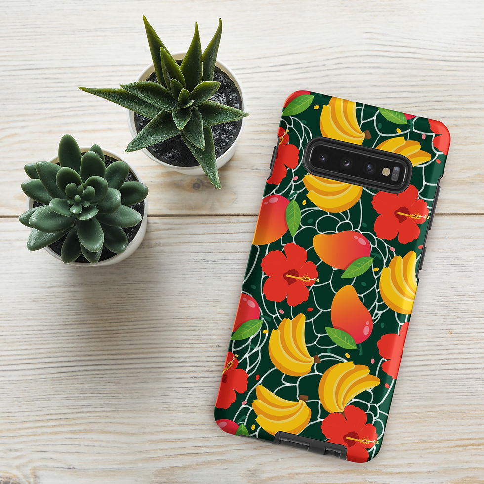 Thumbnail: Fruits & Flowers Matte Tough Case for Samsung®