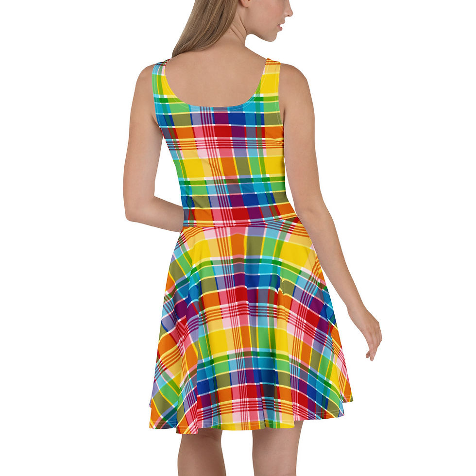 Thumbnail: U.S. Virgin Islands Madras Skater Dress