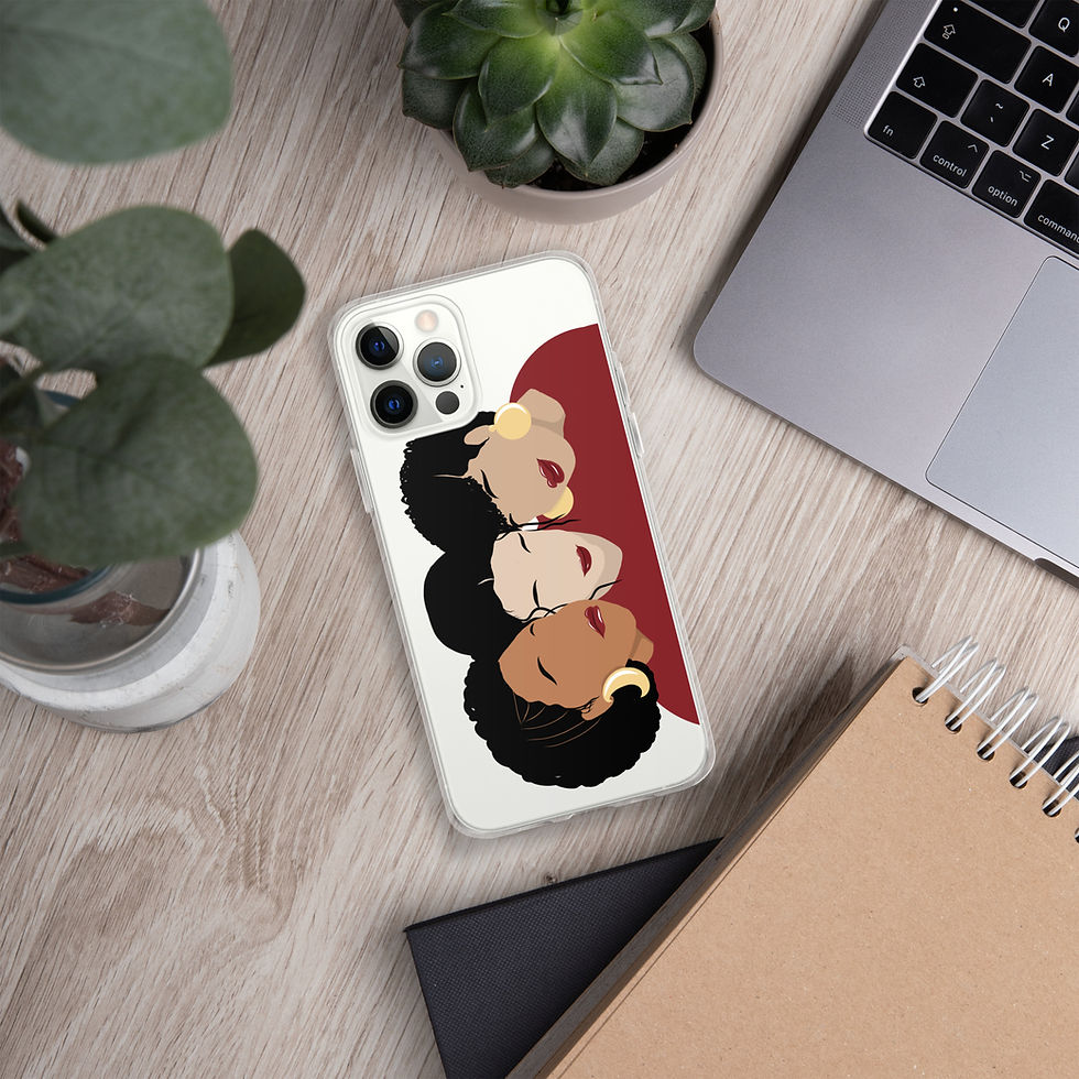 Thumbnail: "The Girls" Black Women Sister Friends Clear Case for iPhone®