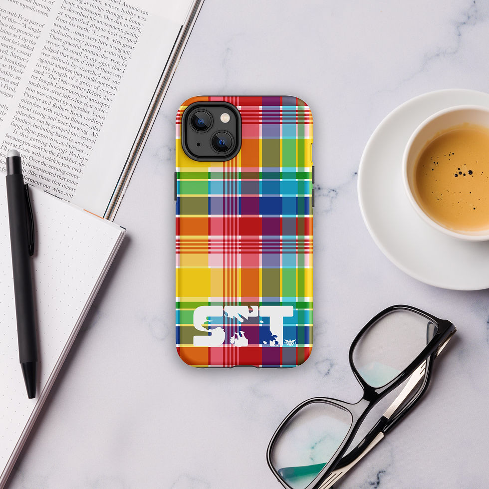 Thumbnail: STT (St. Thomas) USVI Madras Matte Tough Case for iPhone®