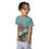Thumbnail: Iguana Wearing Red Glasses Kids Crew Neck T-shirt