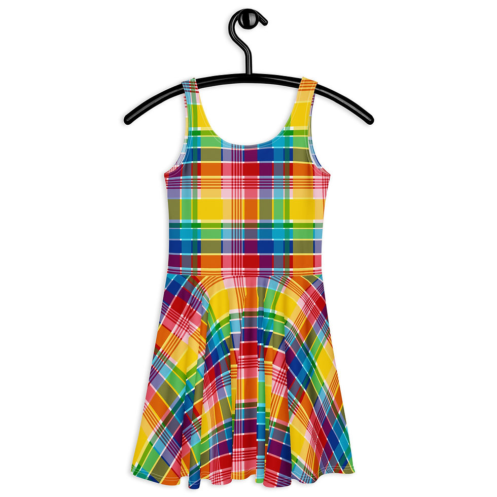 Thumbnail: U.S. Virgin Islands Madras Skater Dress
