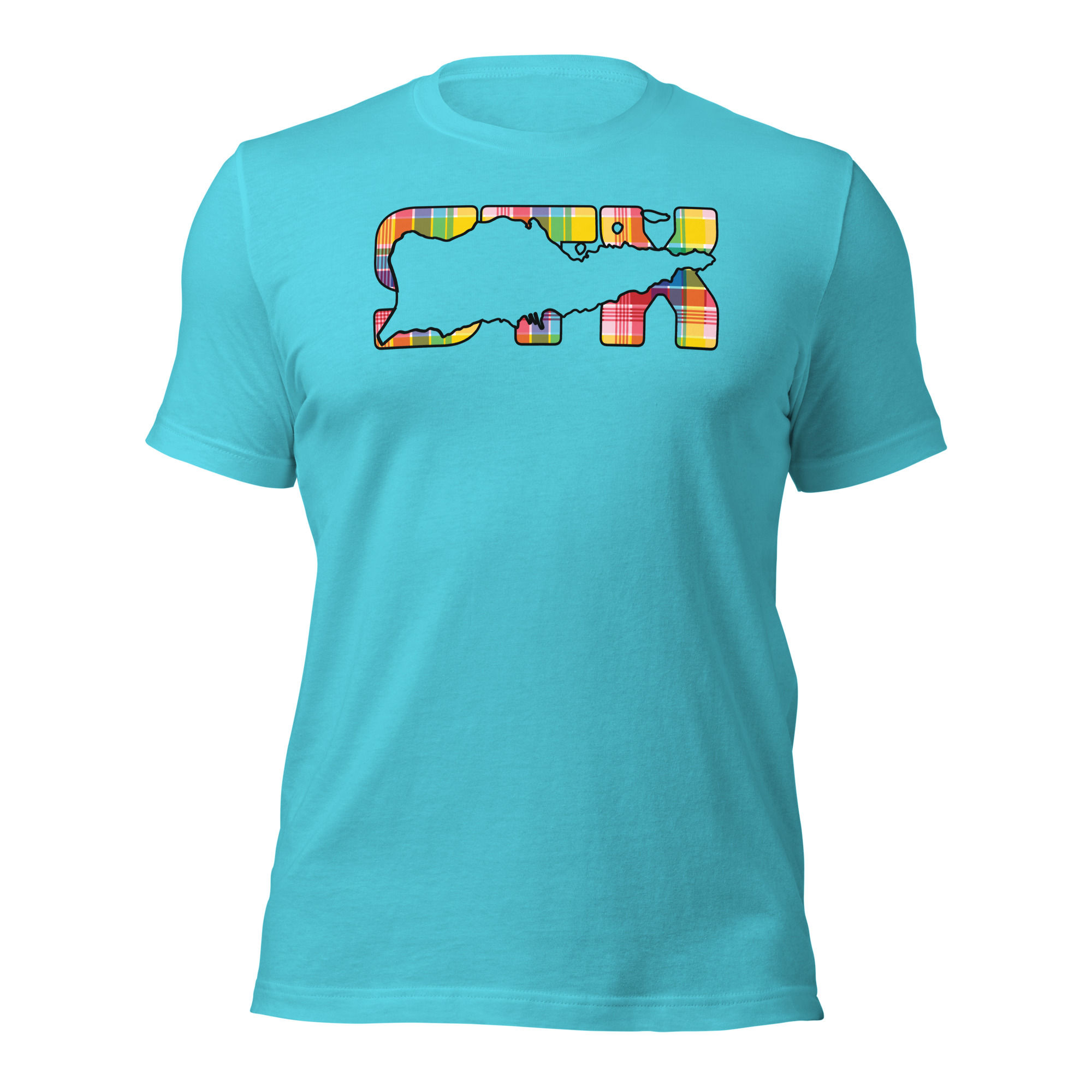 STX (St. Croix) USVI Madras Unisex T-shirt