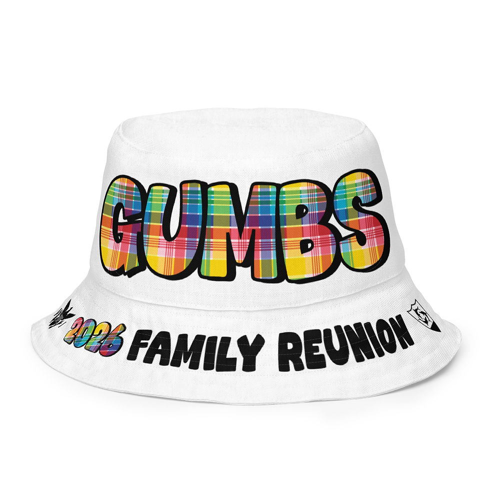 Thumbnail: Gumbs U.S. Virgin Islands Madras & Reversible Bucket Hat