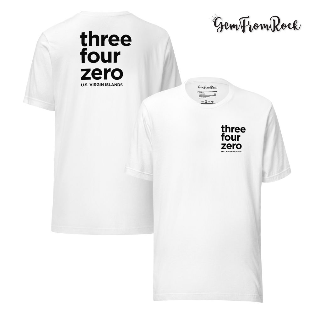 340 Area Code - U.S. Virgin Islands Unisex T-shirt