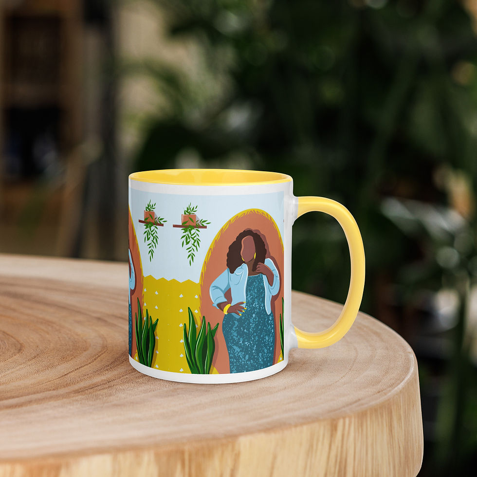 Thumbnail: Black Girl Magic Mug with Color Inside