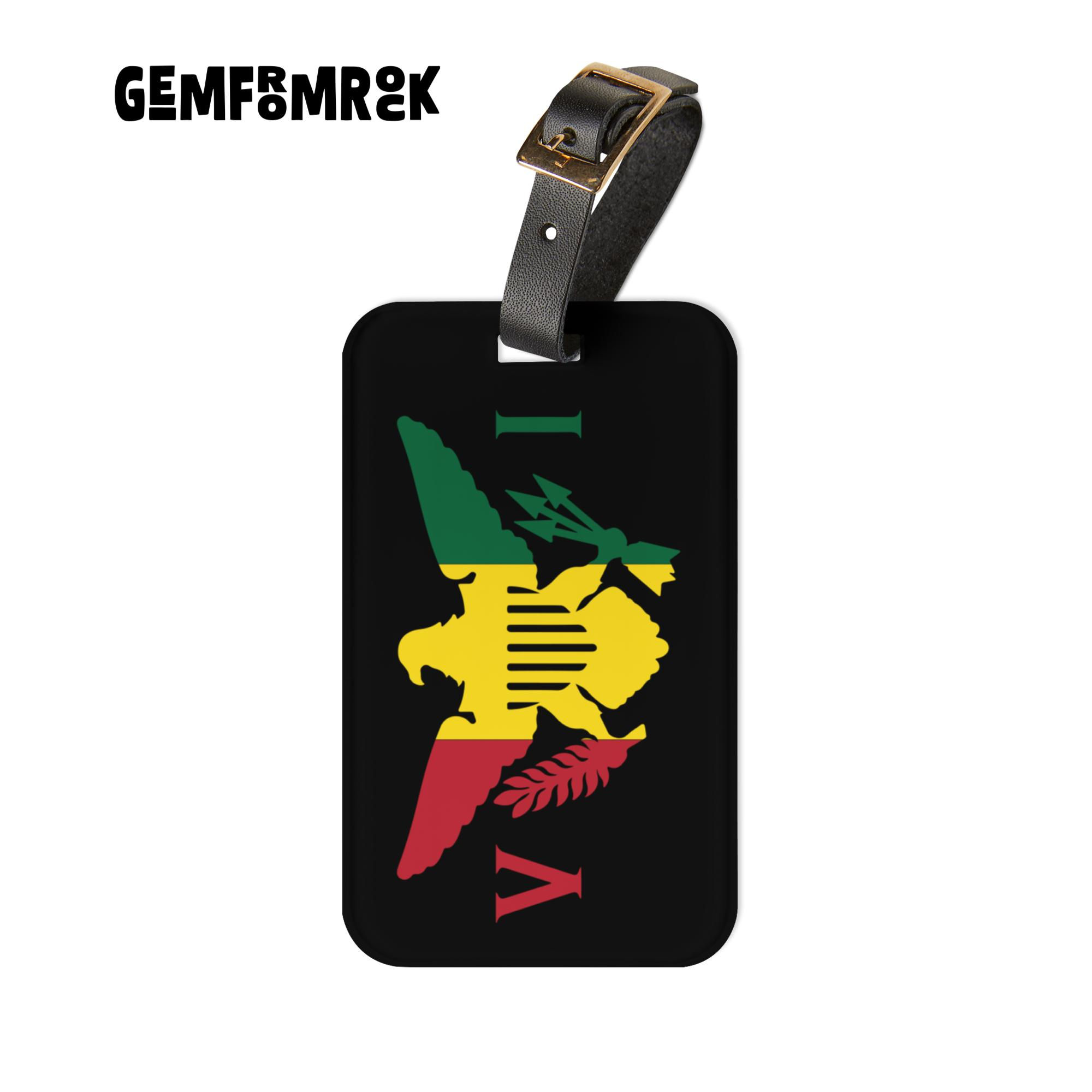 U.S. Virgin Islands Flag, Rasta Luggage Tag