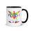 Thumbnail: U.S. Virgin Islands Flag, Madras, White Ceramic Mug with Color Inside