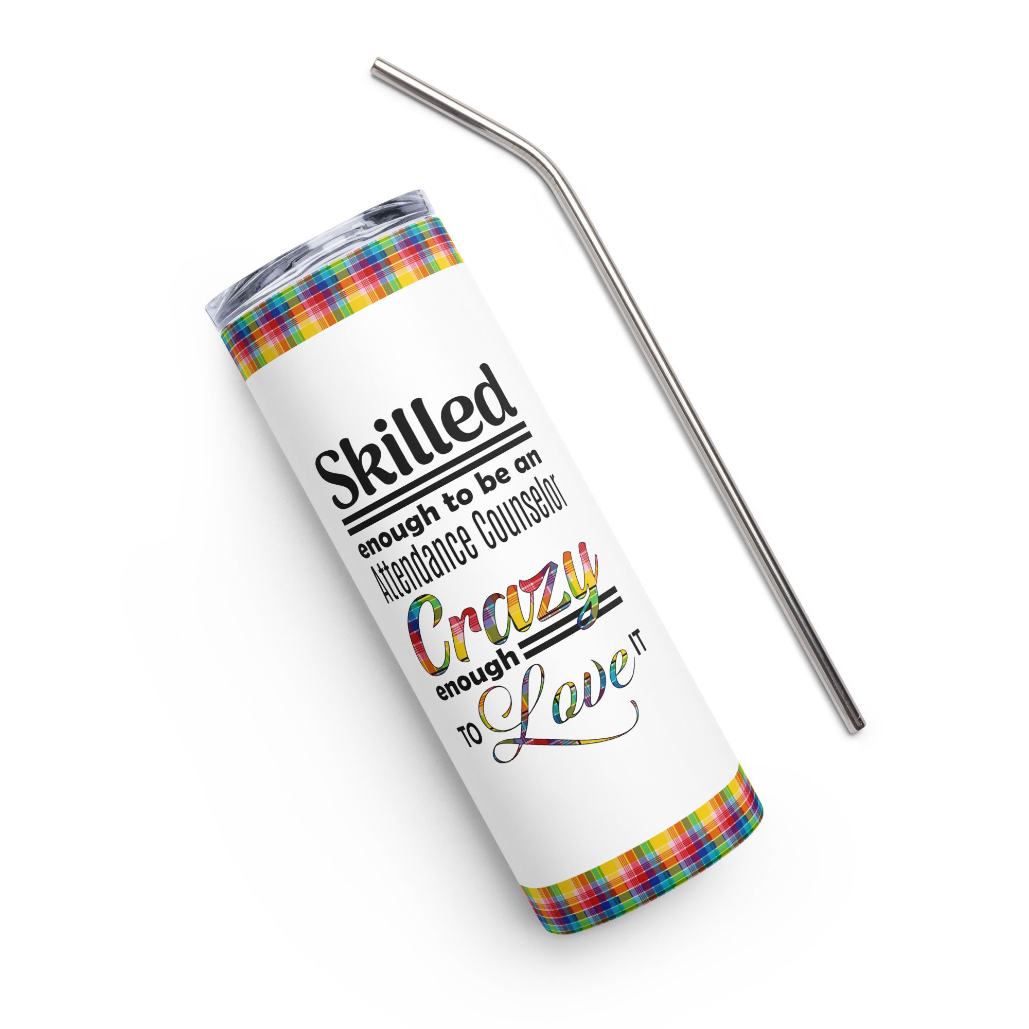 Skilled Attendance Counselor Madras Stainless steel tumbler