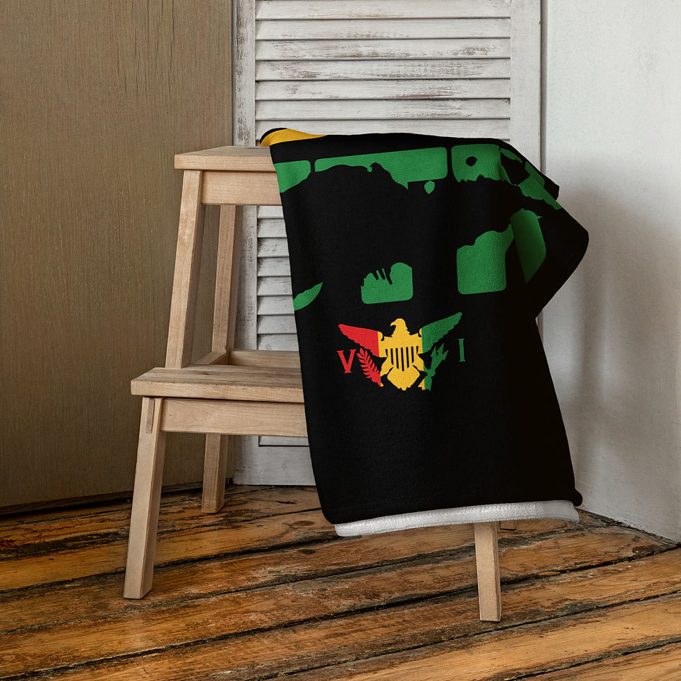 Thumbnail: STT STJ STX U.S. Virgin Islands Beach Towel