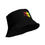Thumbnail: USVI Flag - Rasta Reversible Black Bucket Hat