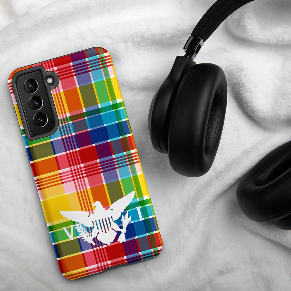 Thumbnail: U.S. Virgin Islands Flag, Madras Matte Tough case for Samsung®