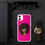 Thumbnail: Encouraging Black Women, Positive Affirmations Afro, Hot Pink Case for iPhone®