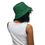 Thumbnail: U.S. Virgin Islands Flag, Sugar Apples Green Reversible Unisex Bucket Hat