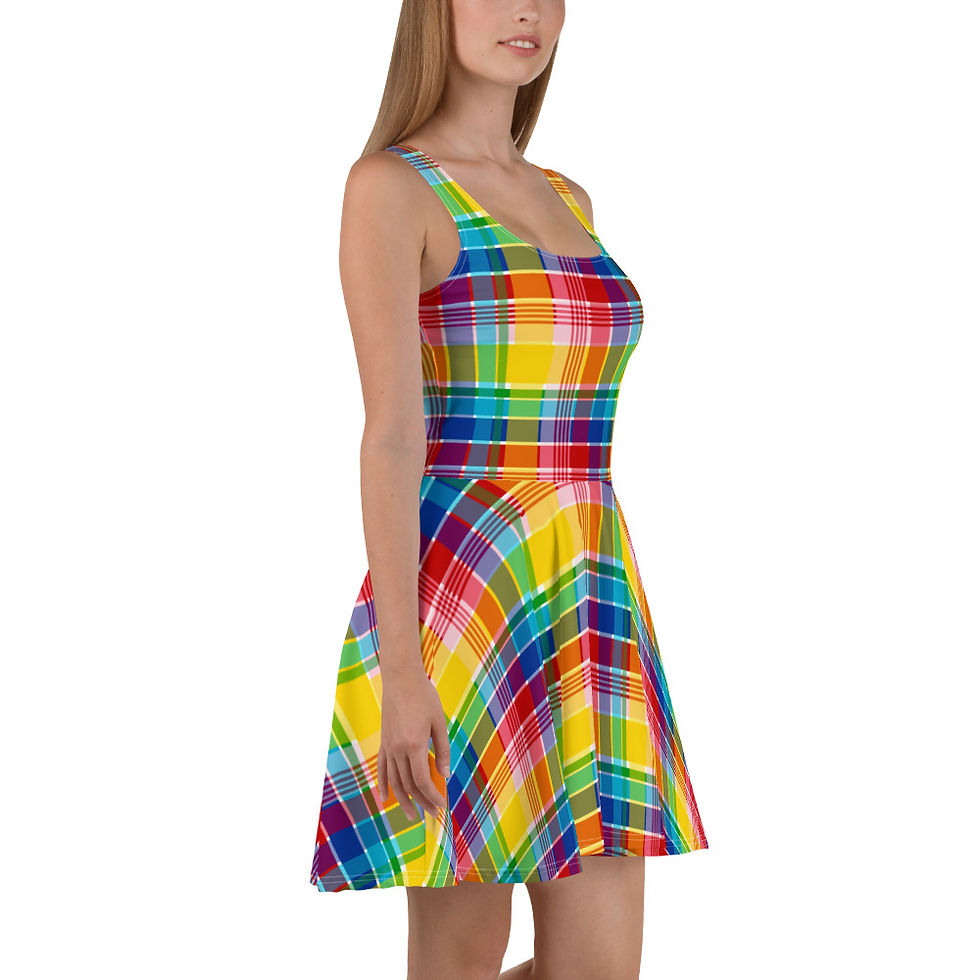 Thumbnail: U.S. Virgin Islands Madras Skater Dress