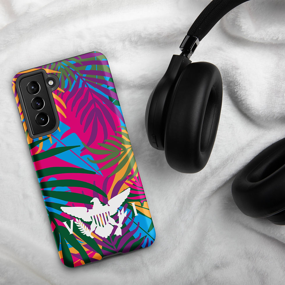 Thumbnail: U.S. Virgin Islands Flag, Tropical, Matte Tough case for Samsung® 