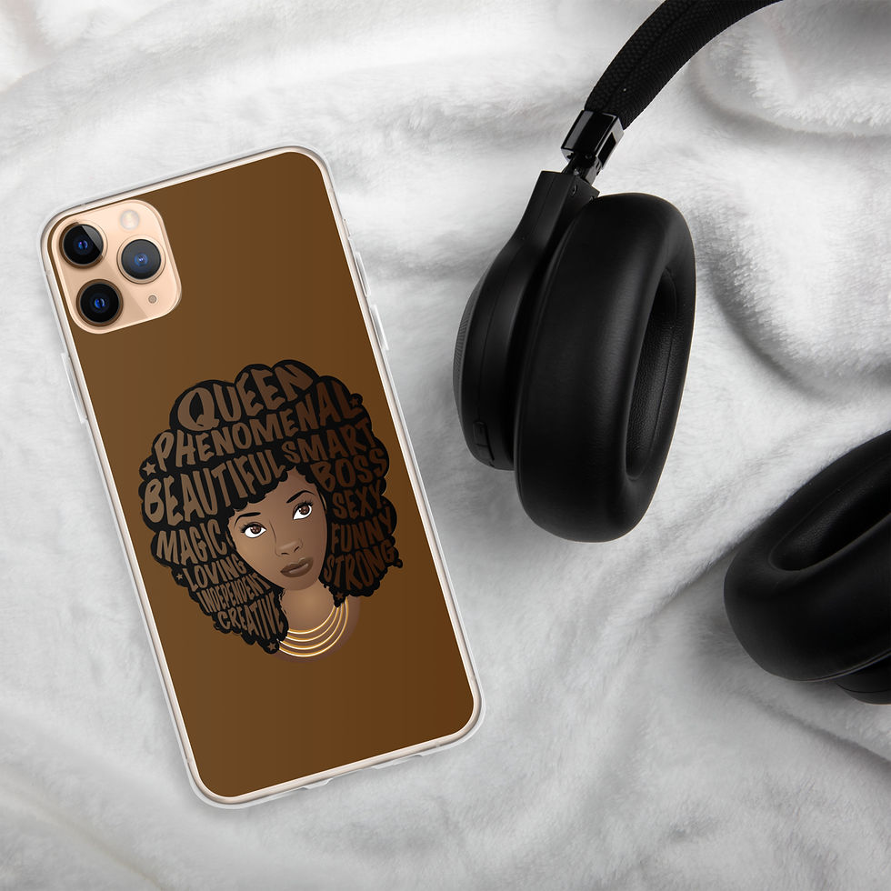 Thumbnail: Encouraging Black Women, Positive Affirmations, Brown Case for iPhone®