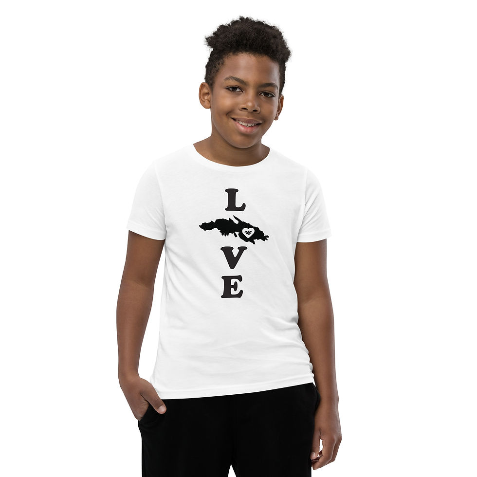 Thumbnail: LOVE ST. Thomas U.S. Virgin Islands Youth Short Sleeve T-Shirt