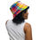 Thumbnail: U.S. Virgin Islands Madras & Flag Royal Blue Reversible Bucket Hat