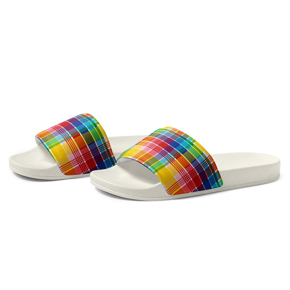 Thumbnail: USVI Madras Men’s Slides