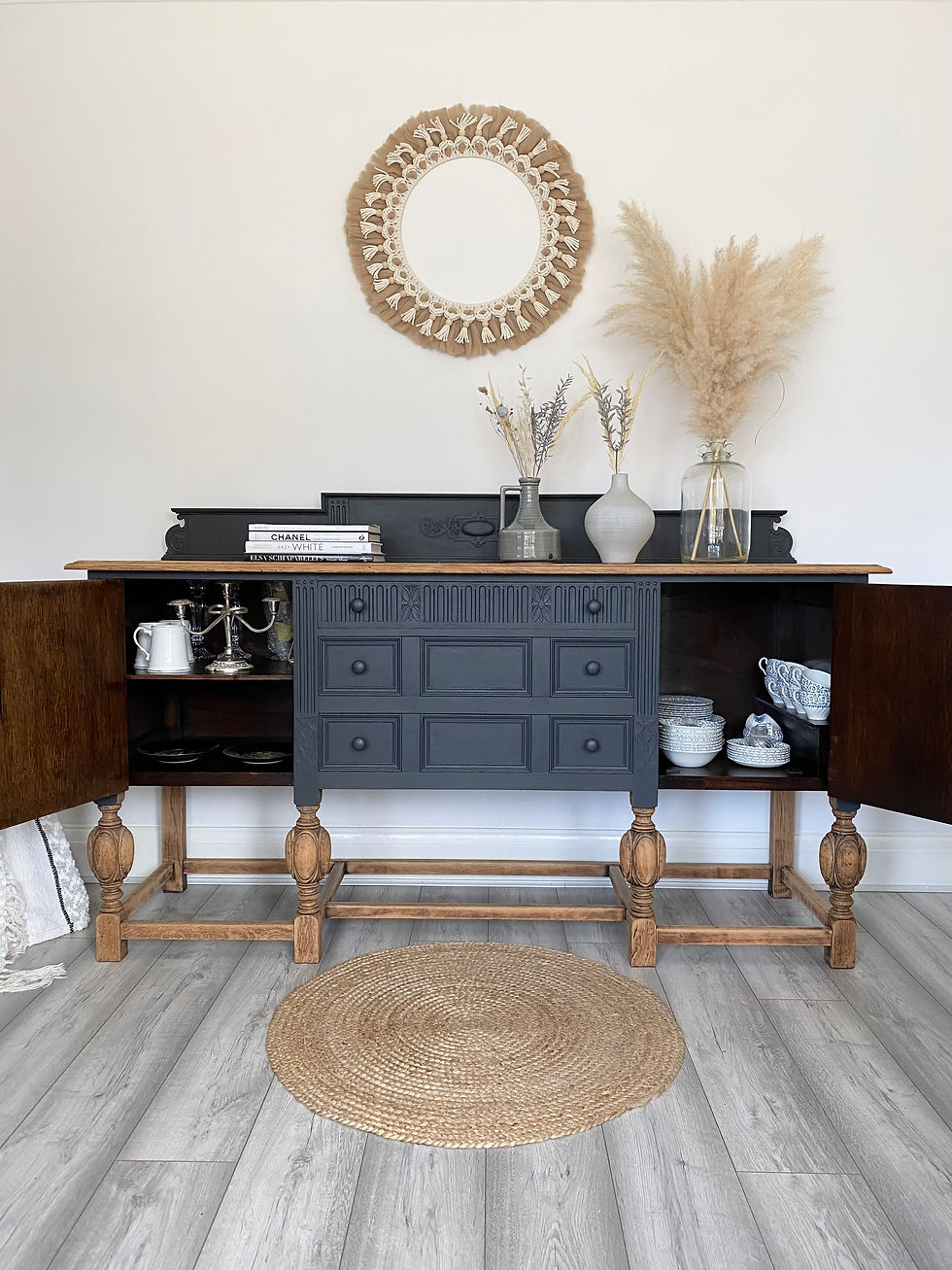 Thumbnail: Waring And Gillow Oak Sideboard 1920's