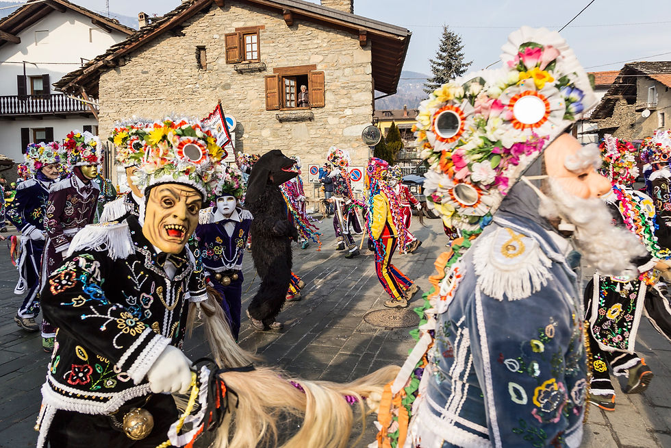 Carnaval Gignod Valle d'Aosta