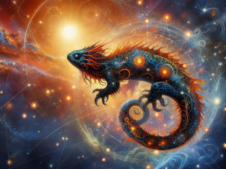 In the Flames of Myth : The Salamander, Mysteries,Powers, and Symbolism of a Legendary Animal