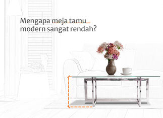 Mengapa Meja Tamu Modern Sangat Rendah?
