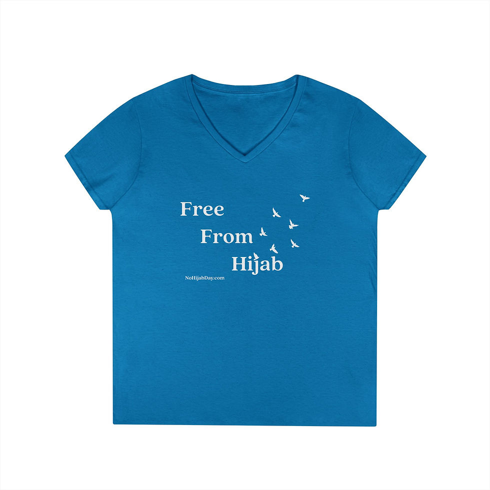 Thumbnail: Free From Hijab - Women’s V-Neck Tee