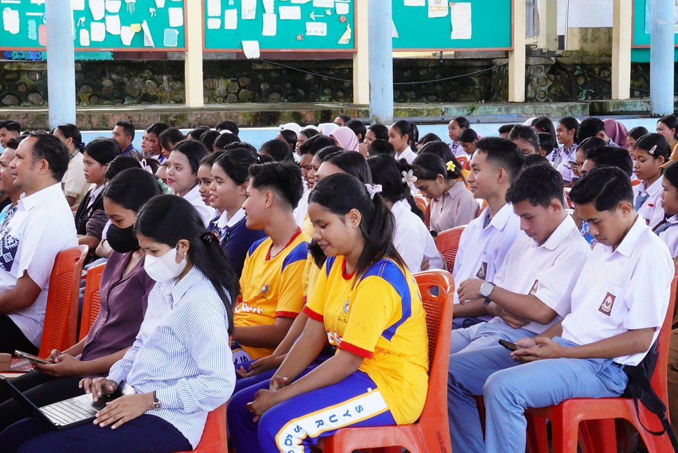 Peserta yang hadir bersama para pendamping di Aula Batara Smansa, 29 April 2026.