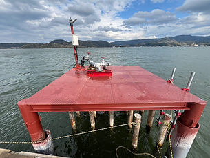 東郷湖中温泉掘削工事風景‐完成